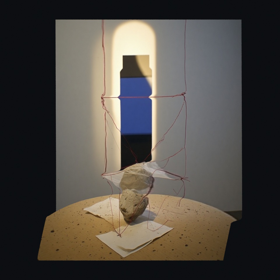 A generated image transformed into an authored relief in Blender
